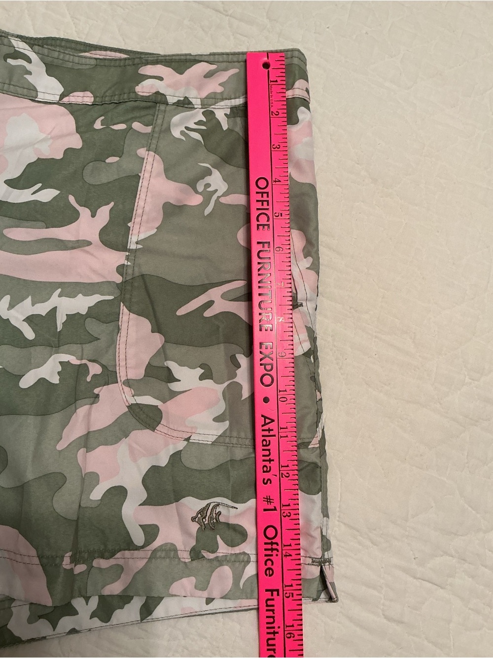 Guy Harvey Pink & Olive Green Camo Quick-Dry Shorts, Women’s 14 - Picture 9 of 11